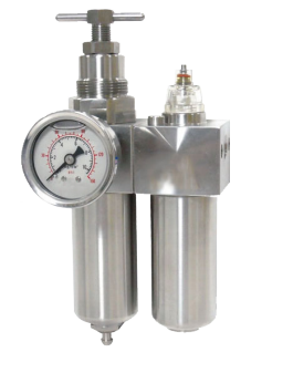 Combinación Mini FRL de acero inoxidable 1